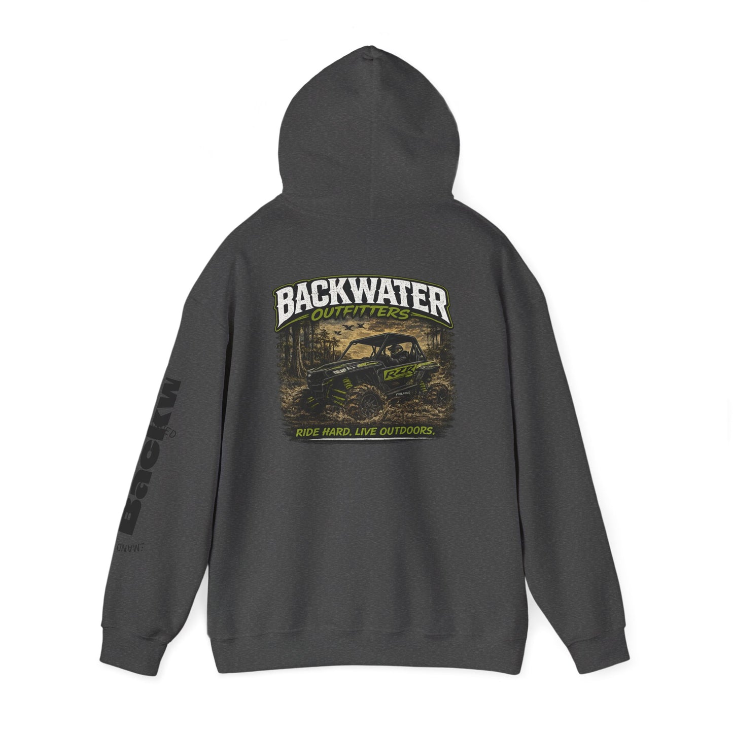Backwater Outfitters Hoodie – Off‑Road UTV Adventure Sweatshirt