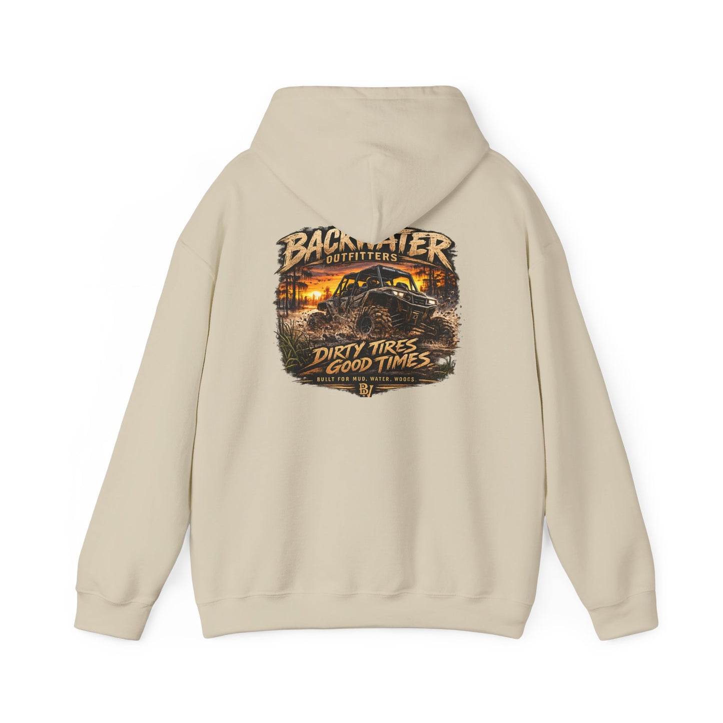 Backwater Outfitters 'Dirty Tires, Good Times' Hoodie