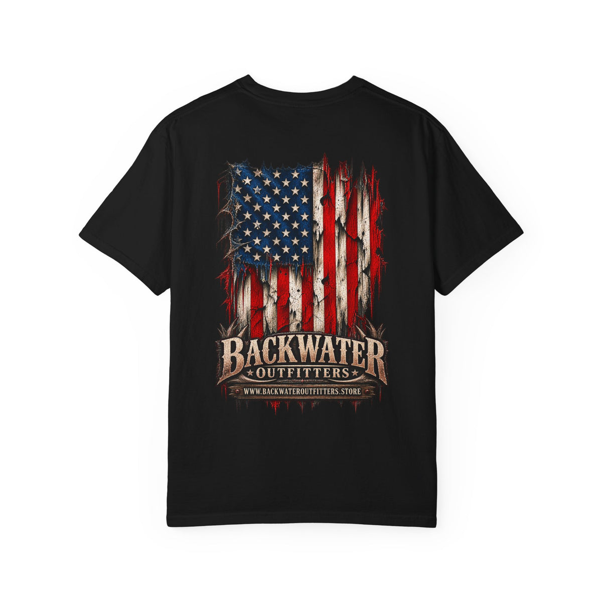 Backwater Outfitters American Flag T-Shirt