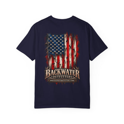 Backwater Outfitters American Flag T-Shirt