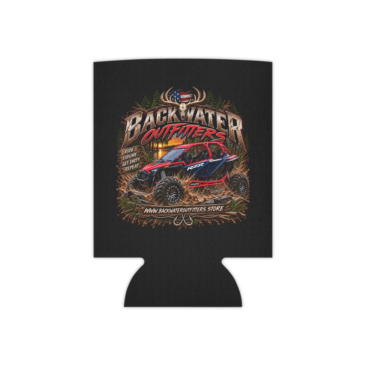 Backwater Outfitters UTV Can Cooler - Off-Road Beverage Insulator