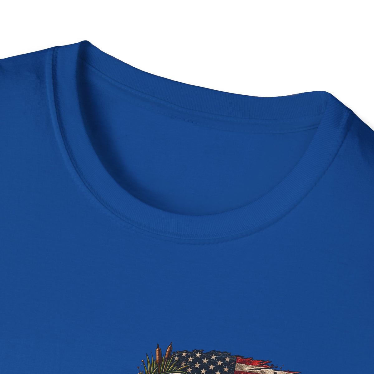 Simply Backwater Outfitters Flag Graphic T-Shirt — American Rustic Fishing Tee Printify