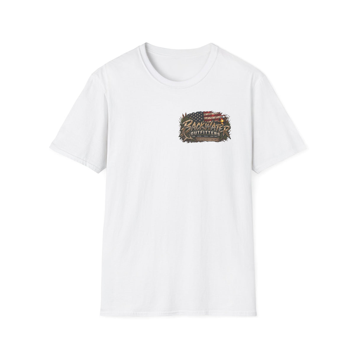 Buggy T-Shirt — 'If You Can Read This, Flip Me Back Over' Fishing Backwater Graphic Tee Printify