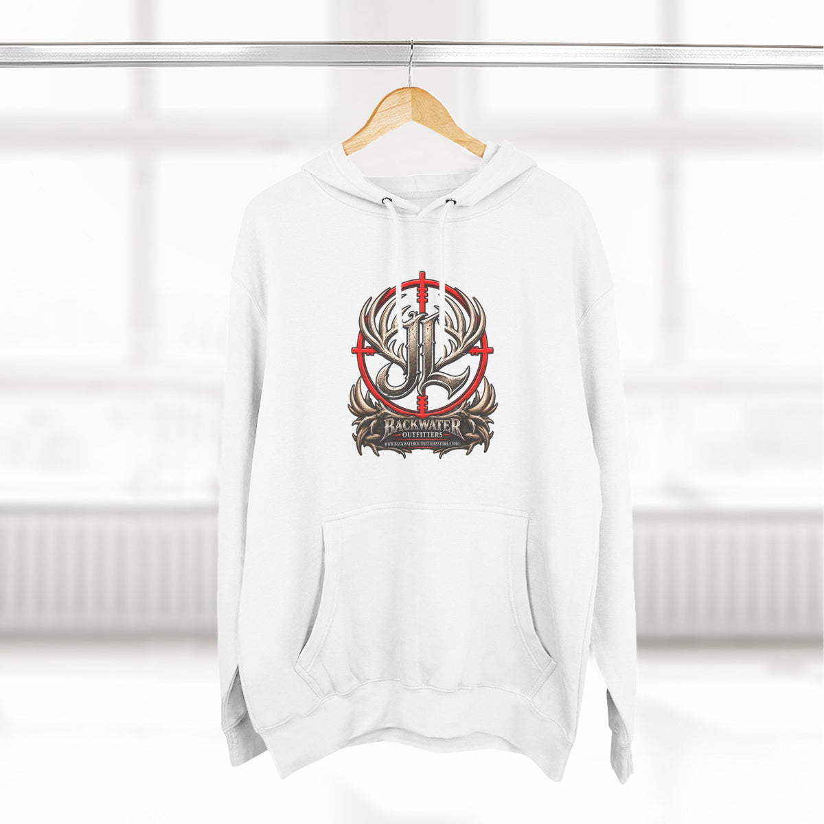 James Luker Indiana Creek Water Backwater Outfitters Hoodie Printify