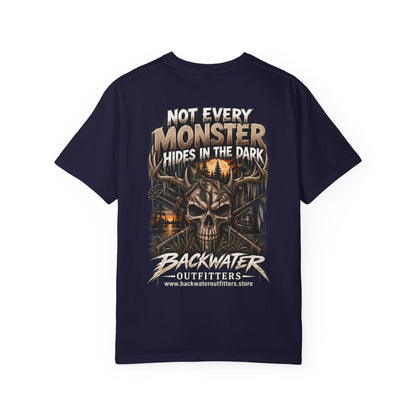 Not Every Monster Hides in the Dark Backwater Outfitters Graphic T-Shirt