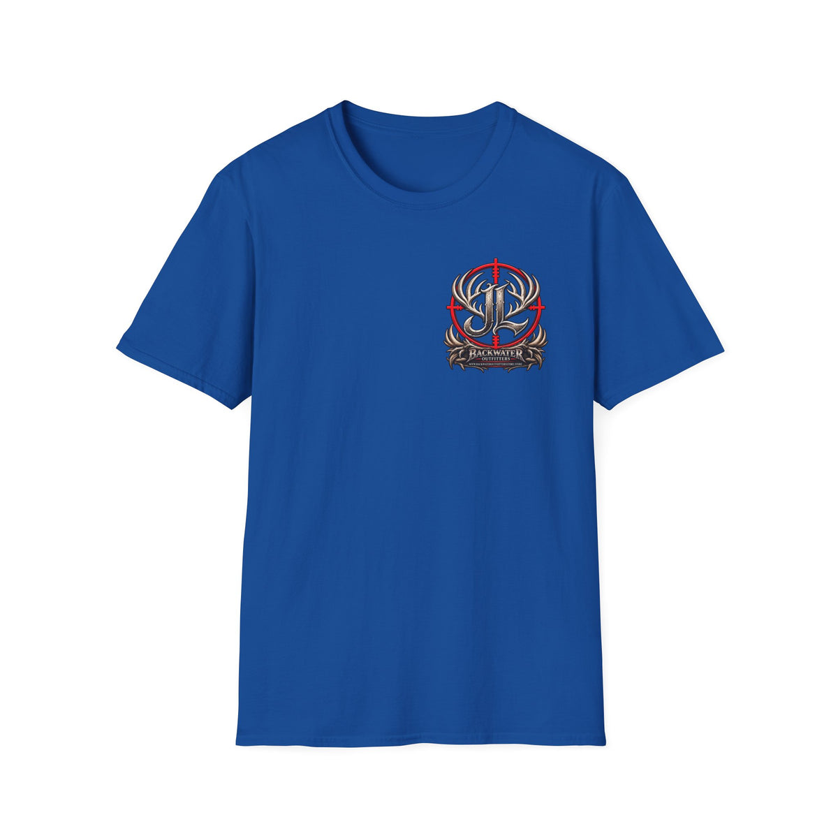 James Luker Indiana Creek Water Graphic T-Shirt — Backwater Outfitters Outdoor Tee Printify