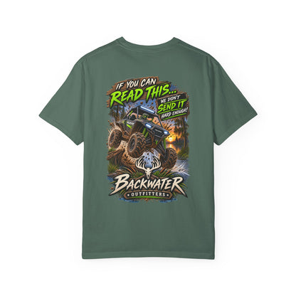 Backwater Outfitters Off-Road T-Shirt — "If You Can Read This... Send It" Mud Bogging Tee