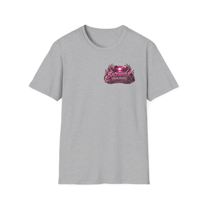 Women Mud Looks Better in Pink T-Shirt — Pink Mud Graphic Tee Printify