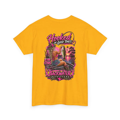 Backwater Outfitters "Hooked on Good Times" Graphic Tee
