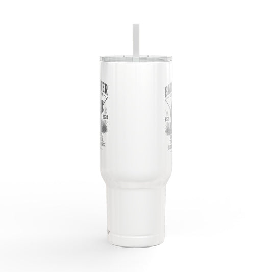 Backwater Outfitters 40oz Engraved Tumbler – 'Good Days, Tight Lines' Insulated Cup