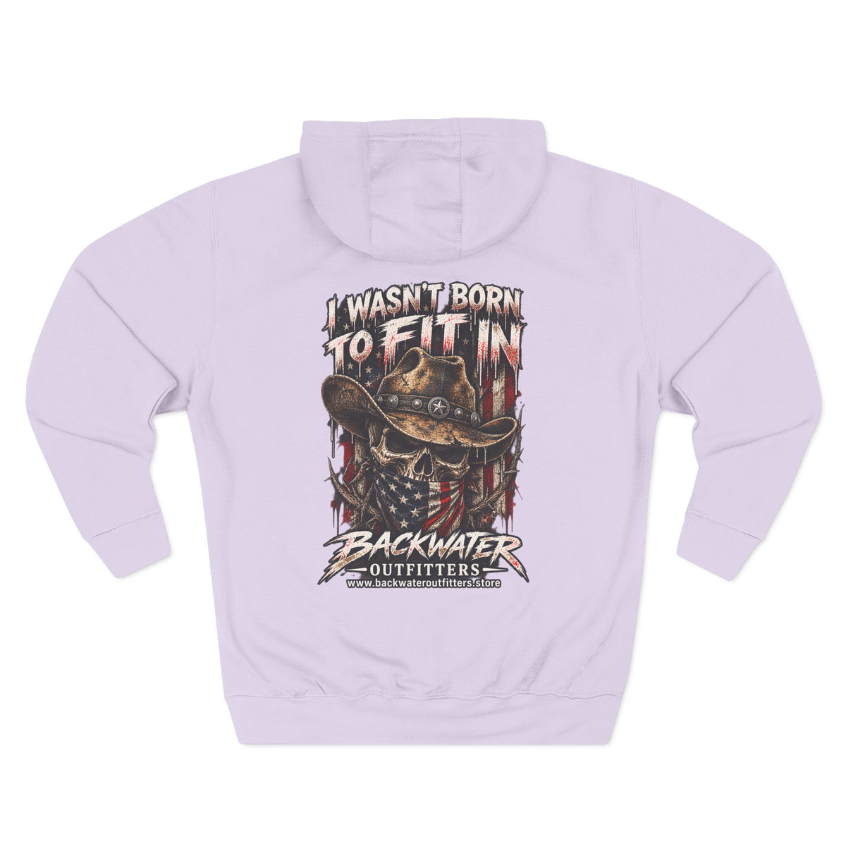 Backwater Outfitters “I Wasn’t Born to Fit In” Outdoor Hoodie