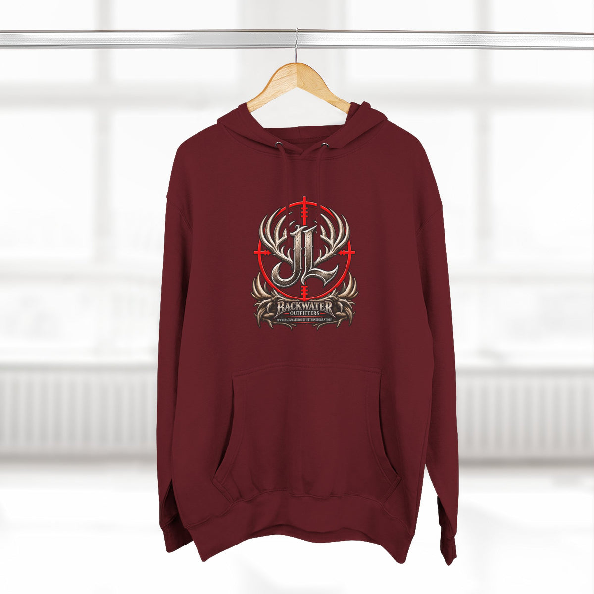 James Luker Indiana Creek Water Backwater Outfitters Hoodie Printify