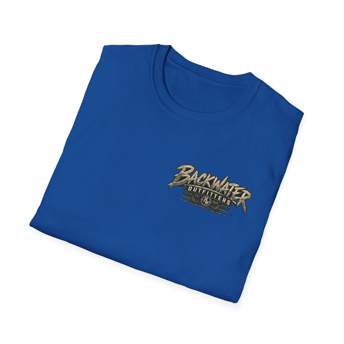 Backwater Outfitters T-Shirt – Sunset Marsh Fishing Tee Printify