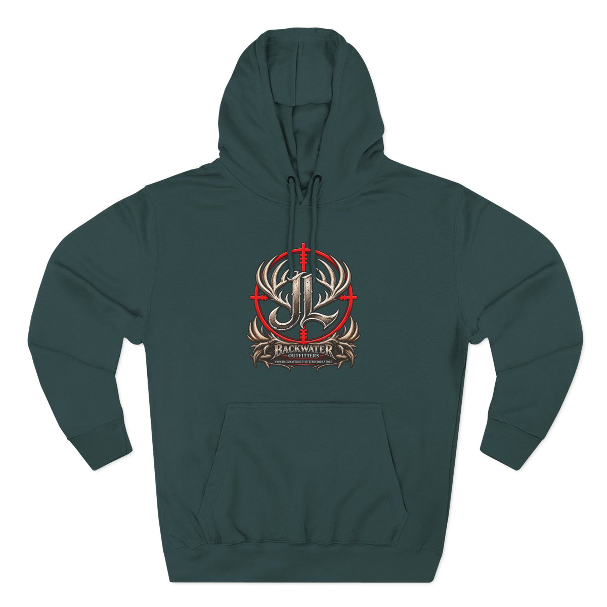 James Luker Indiana Creek Water Backwater Outfitters Hoodie Printify