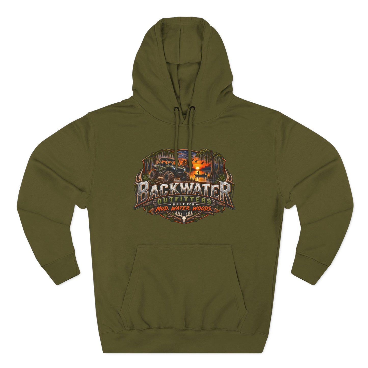 Backwater Outfitters Mud Bogging Hoodie — “If You Can Read This… Send It” Off-Road Pullover