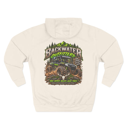 Backwater Outfitters Hoodie — Off‑Road Adventure Fleece Pullover