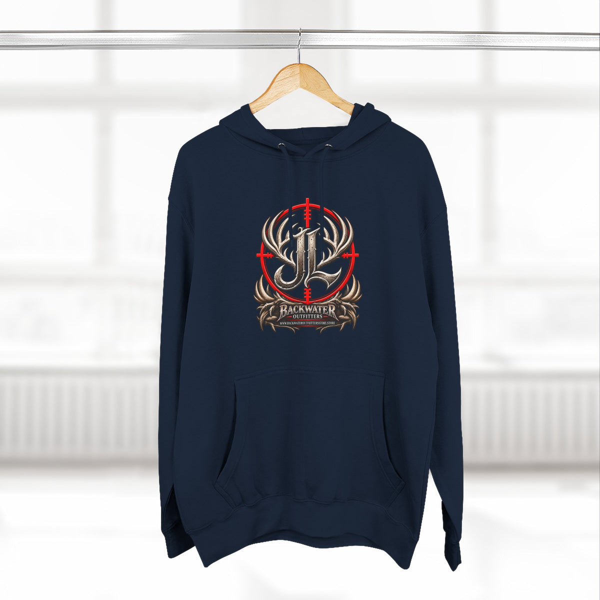 James Luker Indiana Creek Water Backwater Outfitters Hoodie Printify