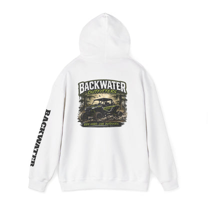 Backwater Outfitters Hoodie — Outdoor Off-Road Graphic Pullover Printify