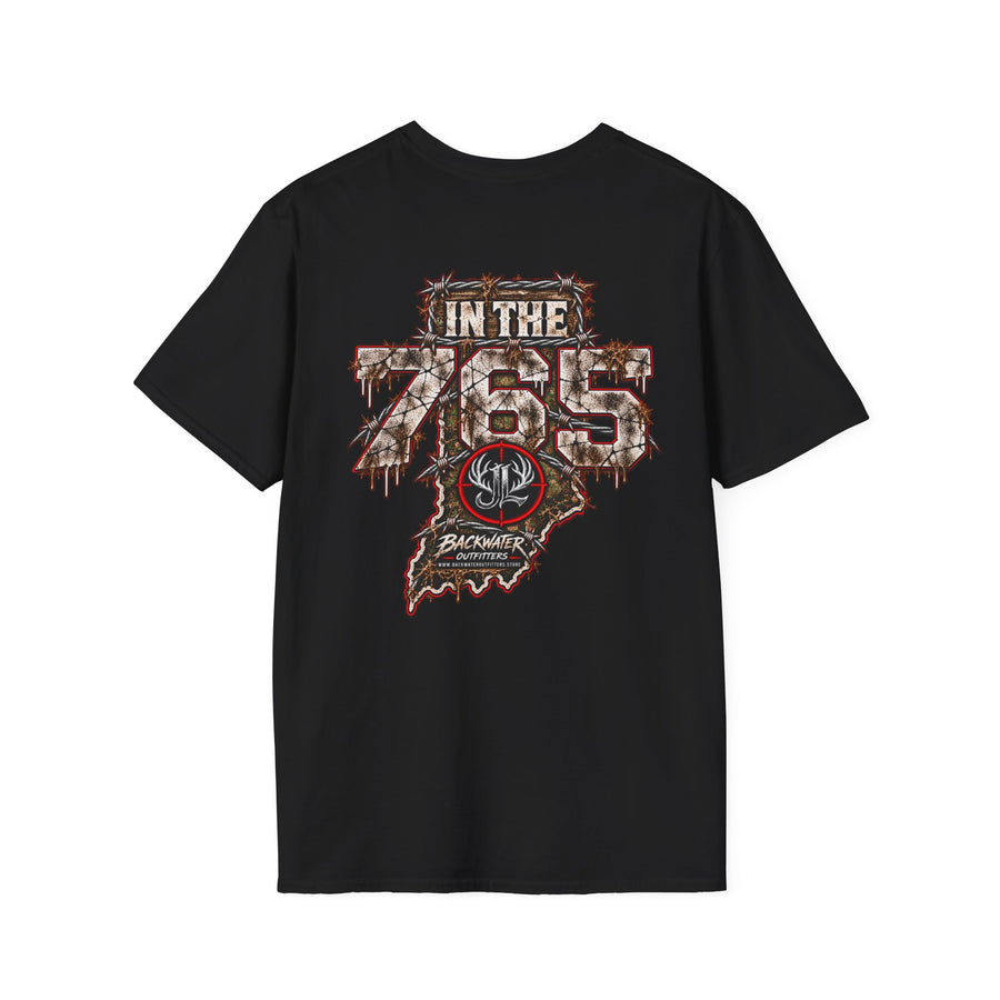James Luker in the 765 t shirt by Backwater Graphic T-Shirt Printify