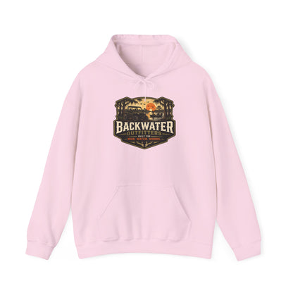 Backwater Outfitters Hoodie – "Can't Talk, I'm in a Stand Meeting" Hunting Hoodie