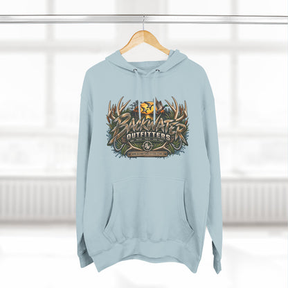 Backwater Outfitters Hoodie — Off‑Road Adventure Fleece Pullover