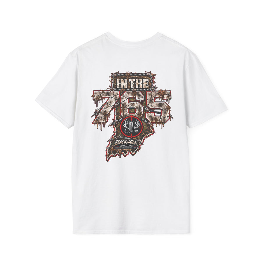 James Luker in the 765 t shirt by Backwater Graphic T-Shirt Printify