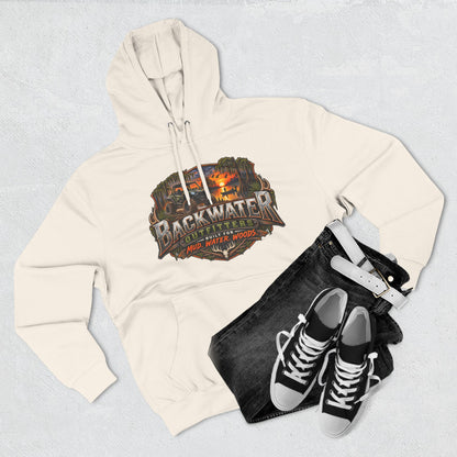 Backwater Outfitters Hoodie — Ride It, Hunt It, Fish It Graphic Pullover