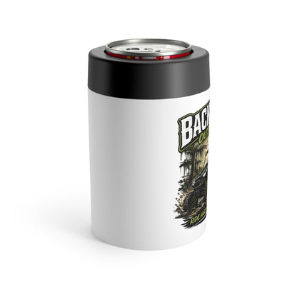 Backwater Outfitters Can Cooler — 'Ride Hard, Live Outdoors' Beverage Holder