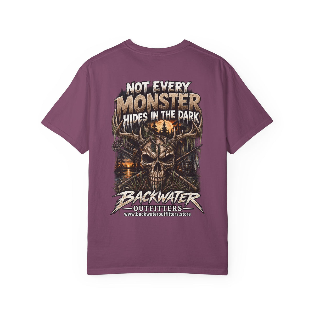 Not Every Monster Hides in the Dark Backwater Outfitters Graphic T-Shirt