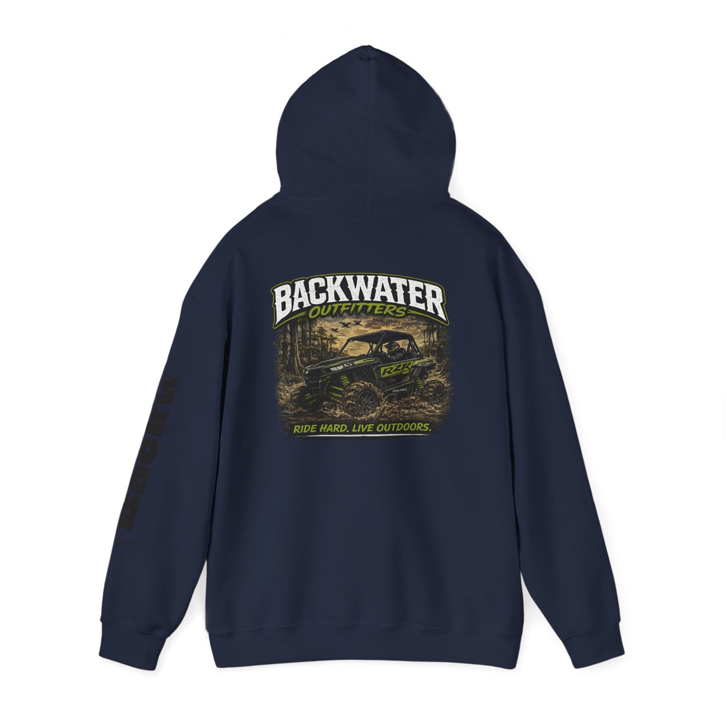 Backwater Outfitters Hoodie – Off‑Road UTV Adventure Sweatshirt