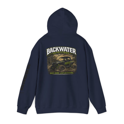 Backwater Outfitters Hoodie – Off‑Road UTV Adventure Sweatshirt