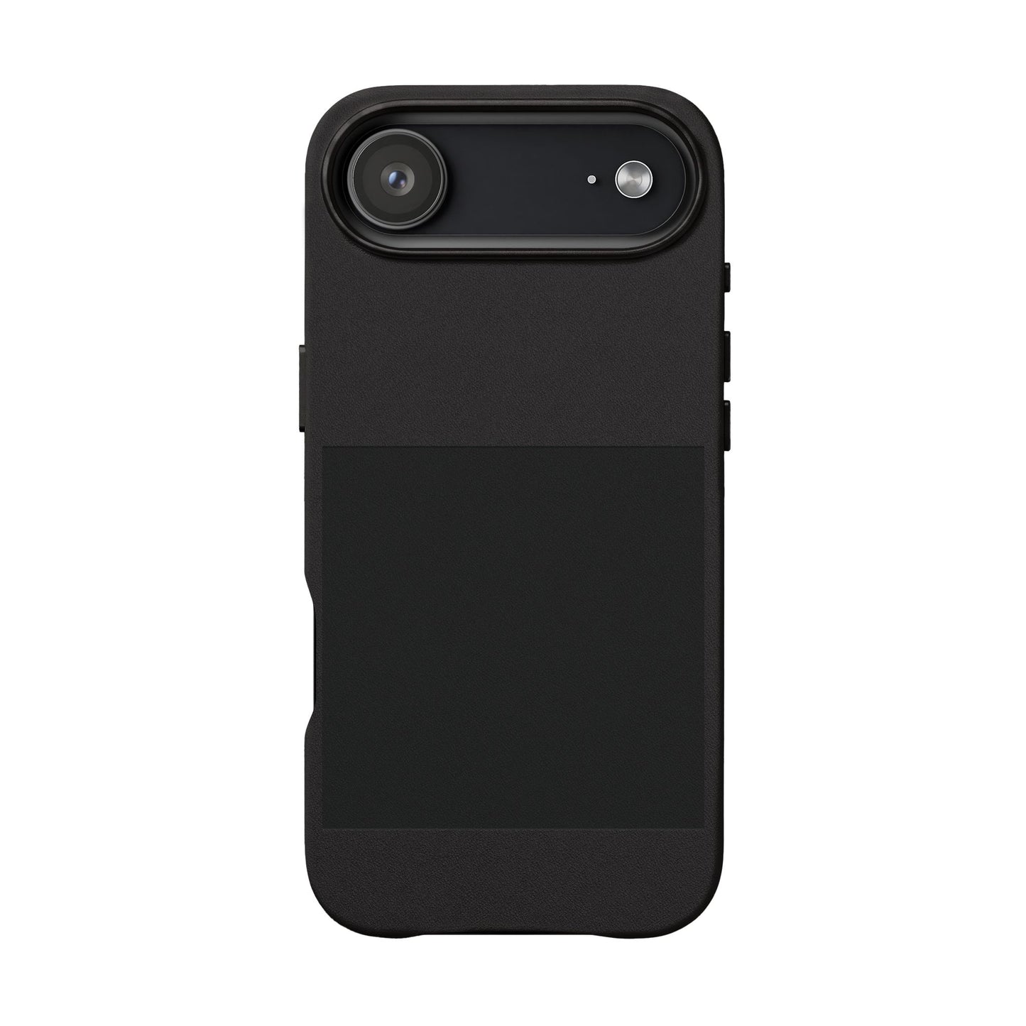 Engravable PU Leather Phone Case — Customizable Slim Protective Cover