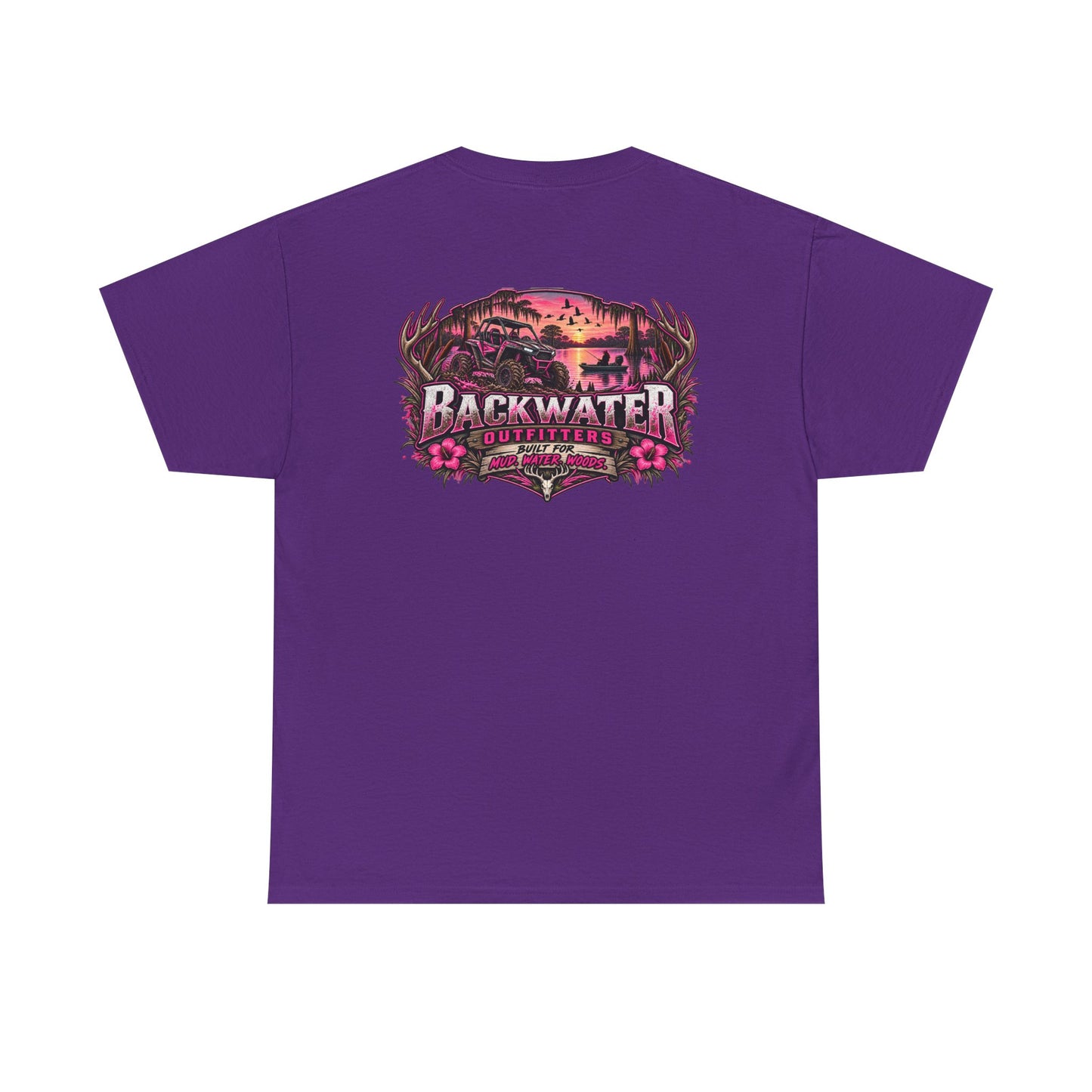 Backwater Sunset Tee — Coastal Fishing & Outdoors Graphic T-Shirt