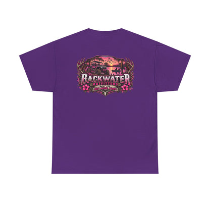 Backwater Sunset Tee — Coastal Fishing & Outdoors Graphic T-Shirt