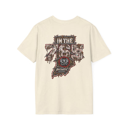 James Luker in the 765 t shirt by Backwater Graphic T-Shirt Printify