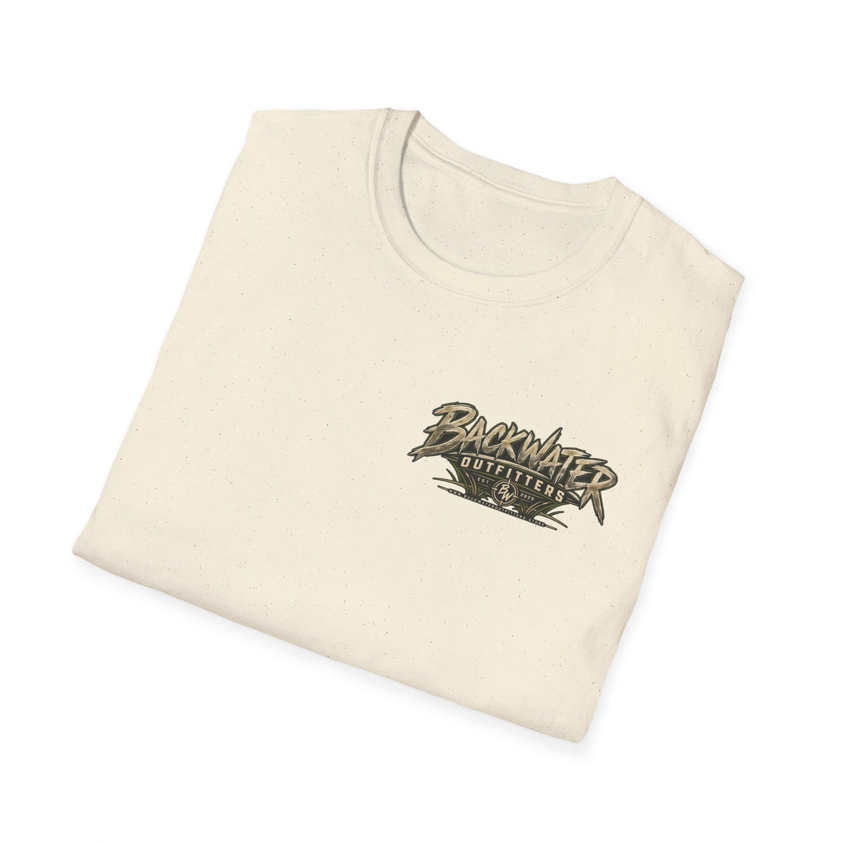 Backwater Outfitters T-Shirt – Sunset Marsh Fishing Tee Printify