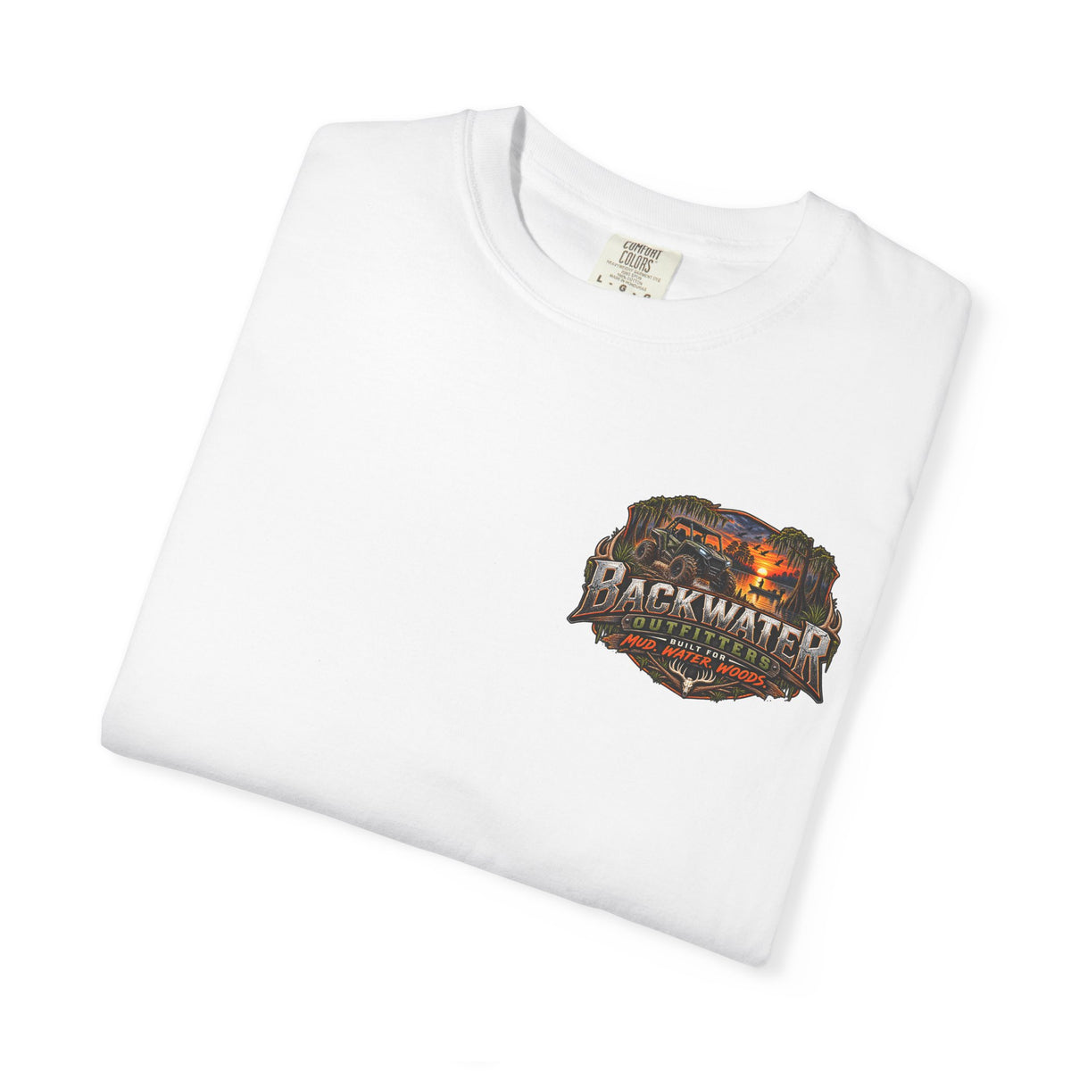 Backwater Outfitters Deer Graphic T-Shirt Printify