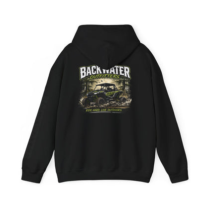 Backwater Outfitters Hoodie — Outdoor Off-Road Graphic Pullover