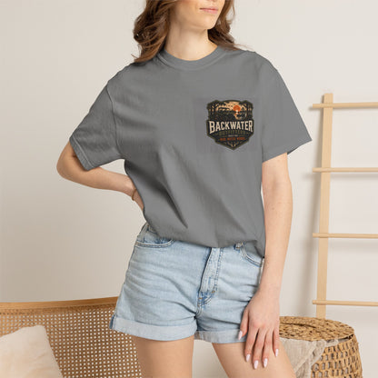 Backwater Outfitters T-Shirt — "Hunt. Fish. Ride." Outdoor Fishing & Hunting Tee