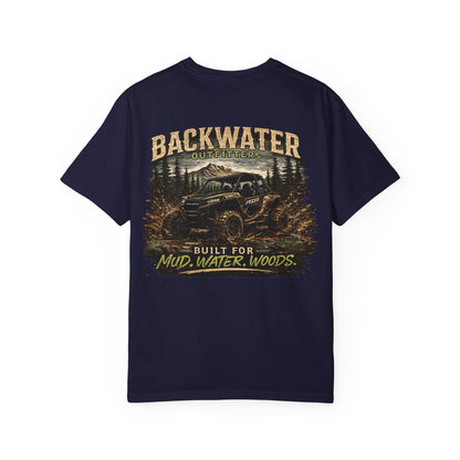 Backwater Offroad T-Shirt — "Built for Mud, Water, Woods" Graphic Tee